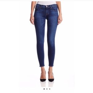 Hudson Krista Super Skinny Crop dark wash